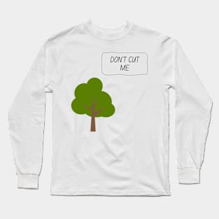 Tree conversation save tree Long Sleeve T-Shirt